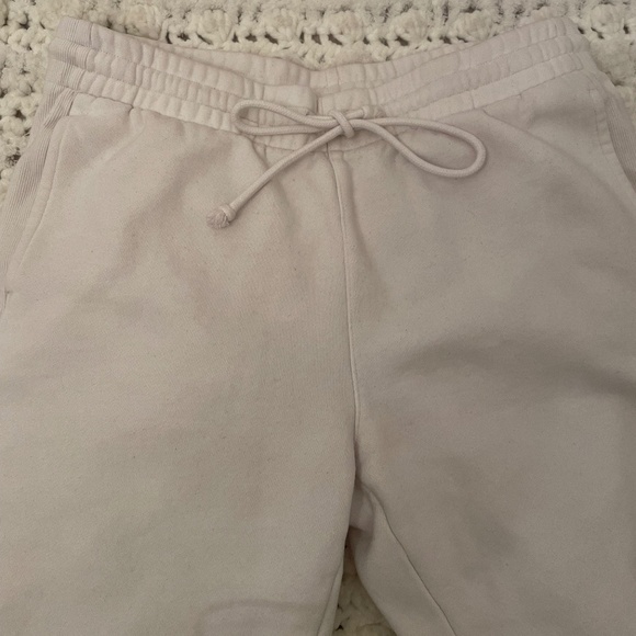 TNA Cozy Fleece Sweatpants - White - Picture 4 of 7